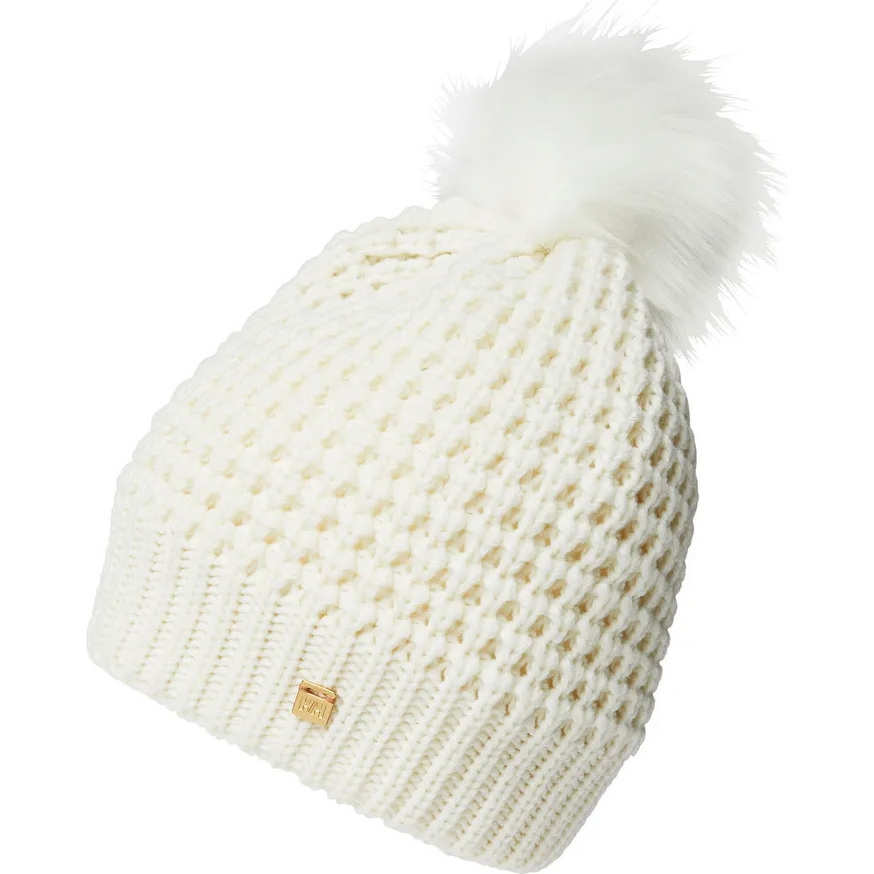 2025 Helly Hansen Womens Snowfall Beanie Hat 67407 - Off White